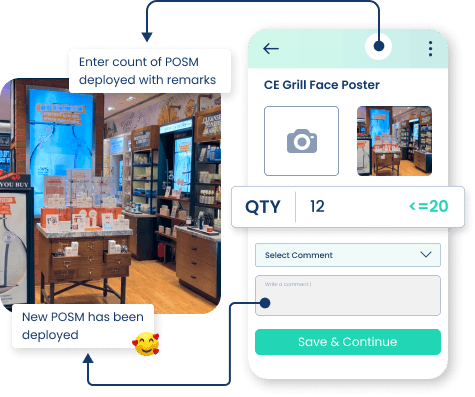 POSM deployment and point of sale material management