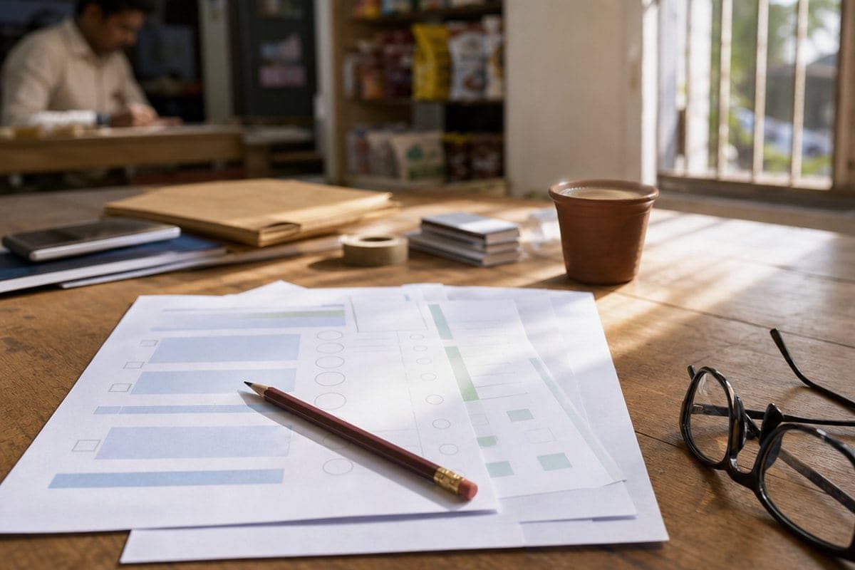Merchant onboarding funnel with conversion, ageing, and exception measures
