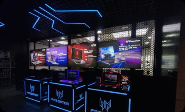 Glass branding for retail store facade