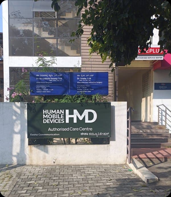 Acrylic signage installation at multi-brand store