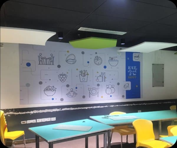 Retail store branding with glow sign board