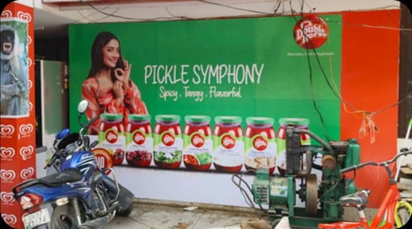 Pan-India signage deployment at franchise store