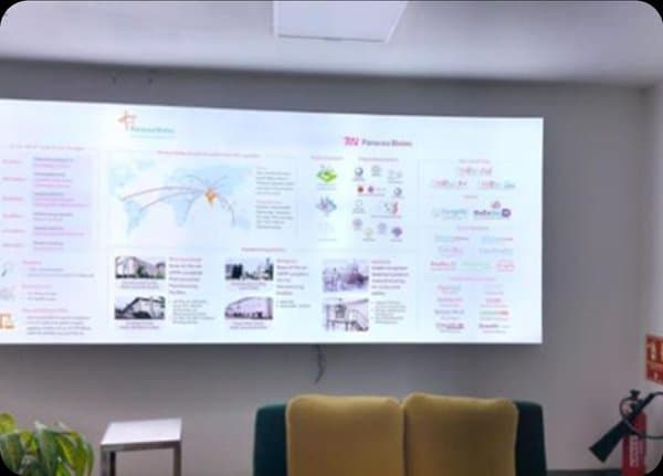 Acrylic signage installation at multi-brand store